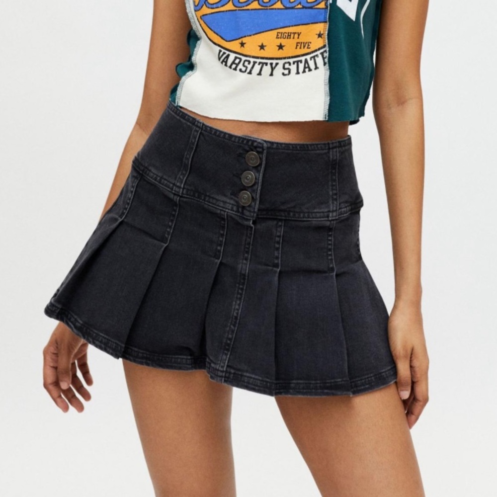 Urban Outfitters BDG Denim Button-Front Skirt